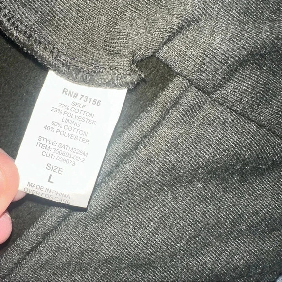 Athleta Belvedere quilted asymmetrical moto jacket grayish green size L - Picture 9 of 10